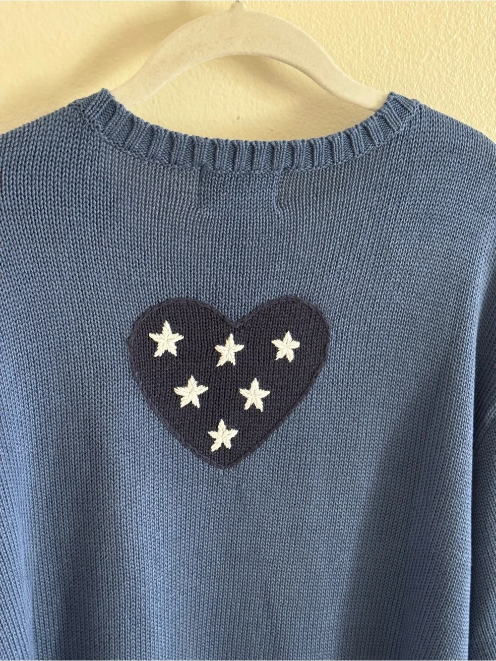 Quacker Factory Stars & Stripes Butterfly Sweater USA Flag Patriotic 2X
